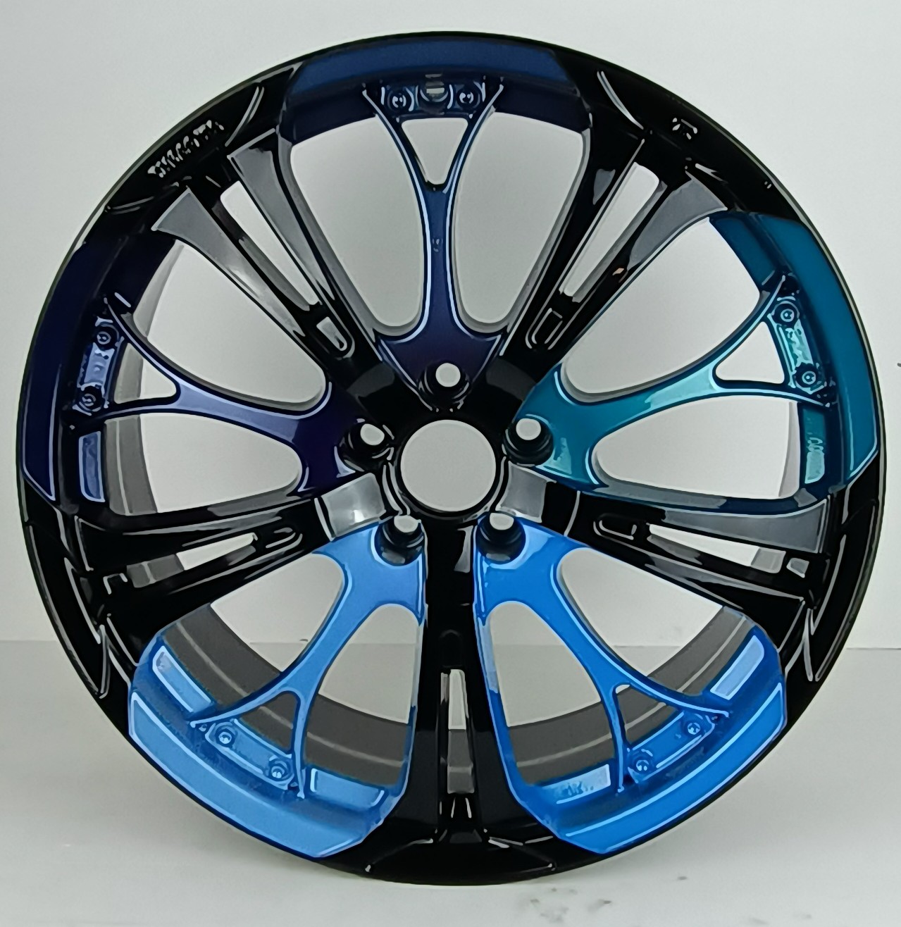 Blauw tinten